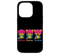 Hear No Evil See Not an Evil Talk No Evil Three Pansexual Coque pour iPhone 14 Pro