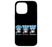 Hear No Evil See Not an Evil Talk No Evil Transgender Foxes Coque pour iPhone 14 Pro Max