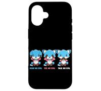 Hear No Evil See Not an Evil Talk No Evil Transgender Foxes Coque pour iPhone 16