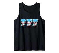 Hear No Evil See Not an Evil Talk No Evil Transgender Foxes Débardeur