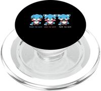 Hear No Evil See Not an Evil Talk No Evil Transgender Foxes PopSockets PopGrip pour MagSafe