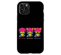 Hear See Talk No Evil Genderqueer and Pansexual Coque pour iPhone 11 Pro