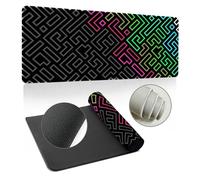 Hearda 3D Tapis de Souris XXL/XL/L, Puzzle Multicolore Tapis de Souris Gamer, Tapis Souris avec Bords Cousus, Tapis de Souris en Base Antidérapante,Convient pour Gaming (1000x500x3mm,Vert)