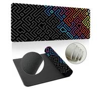 Hearda 3D Tapis de Souris XXL/XL/L, Puzzle Multicolore Tapis de Souris Gamer, Tapis Souris avec Bords Cousus, Tapis de Souris en Base Antidérapante,Convient pour Gaming (1200x600x3mm,Rouge)