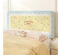 Hearda Housse Tete de Lit Tout Compris Imprimé de Dessin Animé Mignon, Tete de Lit Protection Extensible, Housse de Tête de Lit Moderne Lavable Simple Double Kingsize (Gâteau,200cm)