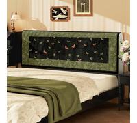 Hearda Housse Tete de Lit Tout Compris Motifs de Chinois, Tete de Lit Protection Extensible, Housse de Tête de Lit Moderne Lavable Simple Double Kingsize (Papillon,190cm)