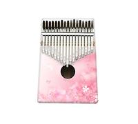 Hearda Kalimba 17 clés Instrument de Musique, Portable Pouce Piano Africain Marimba Kalimba Cadeau Kit avec Accordeur pour Enfants Débutant Amateurs de Musique Adultes (Rose)