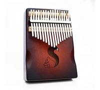 Hearda Kalimba 17 clés Instrument de Musique, Portable Pouce Piano Africain Marimba Kalimba Cadeau Kit avec Accordeur pour Enfants Débutant Amateurs de Musique Adultes (écureuil)