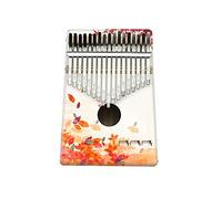 Hearda Kalimba 17 clés Instrument de Musique, Portable Pouce Piano Africain Marimba Kalimba Cadeau Kit avec Accordeur pour Enfants Débutant Amateurs de Musique Adultes (Feuille)