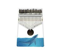 Hearda Kalimba 17 clés Instrument de Musique, Portable Pouce Piano Africain Marimba Kalimba Cadeau Kit avec Accordeur pour Enfants Débutant Amateurs de Musique Adultes (Baleine)