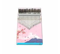 Hearda Kalimba 17 clés Instrument de Musique, Portable Pouce Piano Africain Marimba Kalimba Cadeau Kit avec Accordeur pour Enfants Débutant Amateurs de Musique (Cerise volcanique)