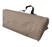 Hearda Lot de 2 Coussin Exterieur Impermeable pour Chaise Longue, Coussins Repose-Tête avec Élastique Réglable pour Décoration de Meubles de Jardin (36 * 17 * 5cm,Café Clair)