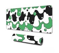 Hearda Tapis de Souris XXL/XL/L, 3D Liquide à Bulles Classique Tapis de Souris Gamer, Tapis Souris avec Bords Cousus, Tapis de Souris en Base Antidérapante,Convient Gaming (700x300x3mm,Vert)
