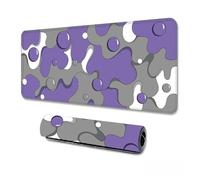 Hearda Tapis de Souris XXL/XL/L, 3D Style Bulle Classique Tapis de Souris Gamer, Tapis Souris avec Bords Cousus, Tapis de Souris en Base Antidérapante,Convient Gaming (1000x500x3mm,Violet)