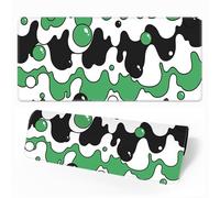 Hearda Tapis de Souris XXL/XL/L Bulles Abstraites, 3D Tapis de Souris Gamer, Tapis Souris avec Bords Cousus, Tapis de Souris en Base Antidérapante,Convient pour Gaming,Maison (Vert,900x400x3mm)