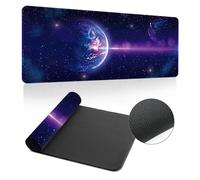 Hearda Tapis de Souris XXL/XL/L,Impressions de Paysages Tapis de Souris Gamer,Tapis Souris avec Bords Cousus,Tapis de Souris en Base Antidérapante,Convient pour Gaming (1000x500x3mm,Planète)