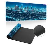 Hearda Tapis de Souris XXL/XL/L,Impressions de Paysages Tapis de Souris Gamer,Tapis Souris avec Bords Cousus,Tapis de Souris en Base Antidérapante,Convient pour Gaming (700x300x3mm,Ville 2)