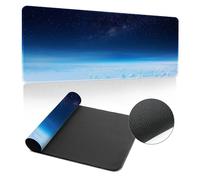 Hearda Tapis de Souris XXL/XL/L,Impressions de Paysages Tapis de Souris Gamer,Tapis Souris avec Bords Cousus,Tapis de Souris en Base Antidérapante,Convient pour Gaming (900x400x3mm,Nuage)
