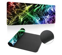 Hearda Tapis de Souris XXL/XL/L,Impressions de Paysages Tapis de Souris Gamer,Tapis Souris avec Bords Cousus,Tapis de Souris en Base Antidérapante,Convient pour Gaming (800x300x3mm,Laser)
