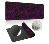 Hearda Tapis de Souris XXL/XL/L, Lignes de Contour Colorées Tapis de Souris Gamer, Tapis Souris avec Bords Cousus, Tapis de Souris en Base Antidérapante,Convient pour Gaming (1200x600x3mm,Rose-Rouge)