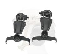 HEARFALCOM ARC Adaptateur de rail pour casques Fast Series compatible avec cache-oreilles Walker (Walkers Razor, Walkers Razor Digital) (gris)