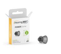 Hearing360 Lot de 8 dômes power pour appareils acoustiques SIGNIA et PHONAK RIC et Open Fit (S (9 mm))