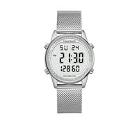 Hearkent Montre podomètre Femme, Bracelet en Nylon Souple, sans Application ni Charge nécessaires, avec comptage de Pas, de Calories, de Distance, Horloge et rétroéclairage d'écran, 2401