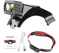 HEARMOR Casque de protection à LED en ABS - Casque forestier pour adulte - Certification EN397 et EN12492 - Absorption des chocs et résistance à la pénétration