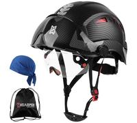 HEARMOR Casque de sécurité, casque de protection, certifié ANSI Z89.1 et EN397, léger, respirant, avec suspension à 6 points, parfait pour les champs industriels et de construction