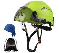 HEARMOR Casque de sécurité EN397 Testé en matériau ABS hautement résistant, double visière pour changement rapide clair/obscur, léger Idéal pour casque de travail dans l'industrie, le bâtiment