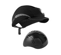 HEARMOR Casquette de sécurité avec éclairage LED, Rechargeable par USB, Style Casquette de Baseball, légère et Respirante pour Hommes et Femmes, Noir