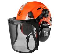 HEARMOR Mervex Forest Air Casque de protection ABS pour les postes de travail haut dans le domaine forestier Certification EN12492 Réussi EN397 Absorption des chocs et résistance à la pénétration Test