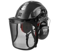 HEARMOR Mervex Forest Air - Casque de protection ABS pour les travaux en hauteur dans les zones forestières Certification EN12492 Réussi EN397 Amortissement des chocs et résistance à la pénétration