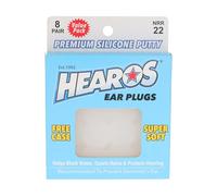 Hearos 5068 Lot de 8 paires de bouchons d'oreille de natation étanches en silicone NRR 22