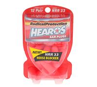 HEAROS Radical Lot de 12 paires de bouchons d'oreille en mousse NRR 33