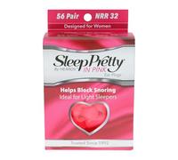 Hearos Sleep Pretty in Pink Lot de 56 bouchons d'oreille pour femme