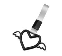 HeaRrt Anneau de poignée de voiture en forme de cœur pour décoration intérieure et extérieure pour véhicules SUV Trains Auto Business Sedan Bus