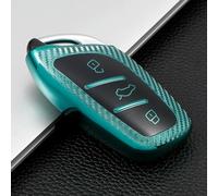 HEARSO Étui de Protection pour clé en TPU en Fibre de Carbone, pour MG4 MG5 MG6 MG ZS EV HS EHS ZX GT pour Roewe RX3 RX8 ERX5 RX5 I6 I5 Porte-clés Porte-clés