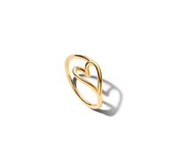 Heart 14k Gold-Plated Ring
