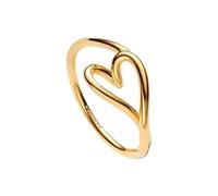 Heart 14k Gold-Plated Ring