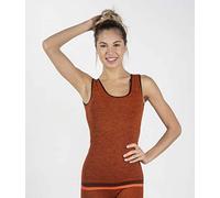 HEART and SOUL Débardeur de Sport pour Femme Motif Scratched Elements | Couleur Rocky Land | Taille XS/S