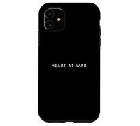 Heart At War - Minimalist Fatigué Humeur dépressive Coque pour iPhone 11
