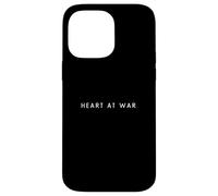 Heart At War - Minimalist Fatigué Humeur dépressive Coque pour iPhone 14 Pro Max