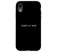 Heart At War - Minimalist Fatigué Humeur dépressive Coque pour iPhone XR