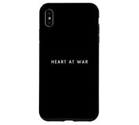 Heart At War - Minimalist Fatigué Humeur dépressive Coque pour iPhone XS Max
