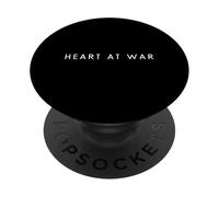 Heart At War - Minimalist Fatigué Humeur dépressive PopSockets PopGrip Adhésif