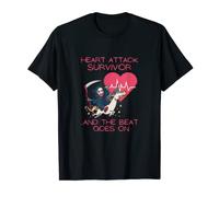 Heart Attack Survivor ... And The Beat Goes on Grim Reapper T-Shirt