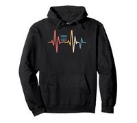 Heart Beat EKG Panier de golf Frisbee Disc Golf Sweat à Capuche