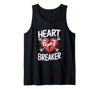 Heart Breaker 67 SEIS Siete Skate Valentine Six Seven Meme Débardeur