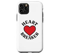 Heart Breaker Retro Cœur Rouge Saint-Valentin Amour Coque pour iPhone 11 Pro